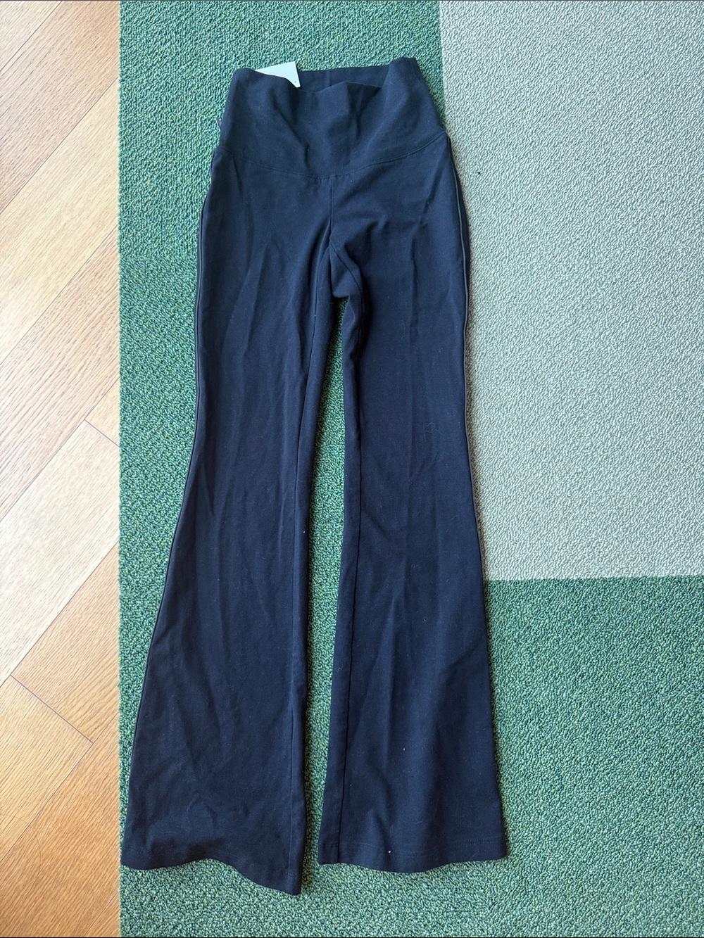 TNA Black Atmosphere Flare Yoga Pants